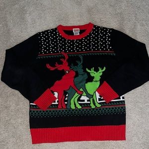 Spencer’s Holiday Reindeer Sweater